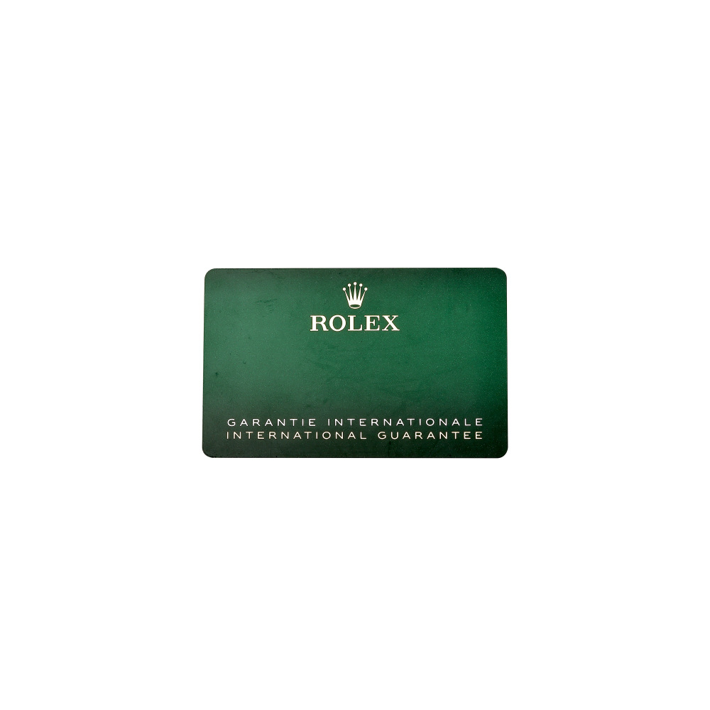 ロレックス ディープシー 136660 W262570 国際保証書の表面